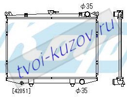 TERRANO РАДИАТОР ОХЛАЖДЕН MT 2.4 3 TERRANO РАДИАТОР ОХЛАЖДЕН MT 2.4 3 2141015G00, 73P00