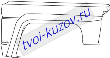 PATROL КРЫЛО ПЕРЕДНЕЕ правое без повторитель поворота PATROL КРЫЛО ПЕРЕДНЕЕ правое без повторитель поворота 6311254N30