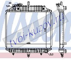 MB100 РАДИАТОР ОХЛАЖДЕН (NISSENS) (см.каталог) MB100 РАДИАТОР ОХЛАЖДЕН (NISSENS) (см.каталог) 6315000502