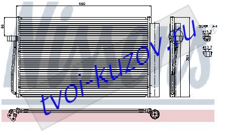 E60 (E63 04-E65 01-) КОНДЕНСАТОР КОНДИЦ (NISSENS) (NRF) (GERI) (см.каталог) E60 (E63 04-E65 01-) КОНДЕНСАТОР КОНДИЦ (NISSENS) (NRF) (GERI) (см.каталог) 64508379885, 64509122825