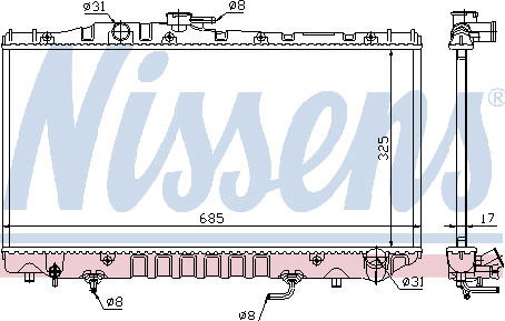 CARINA II РАДИАТОР ОХЛАЖДЕН AT 2 CARINA II РАДИАТОР ОХЛАЖДЕН AT 2 1640074350