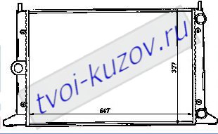 GALLAXY (SHARAN 95-ALHAMBRA 96-) РАДИАТОР ОХЛАЖДЕН (см.каталог) GALLAXY (SHARAN 95-ALHAMBRA 96-) РАДИАТОР ОХЛАЖДЕН (см.каталог) 7M0121253B
