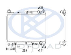 YARIS (, VERSO, ECHO 00-, PLATZ 00-) РАДИАТОР ОХЛАЖДЕН AT 1.3 1.5 (KOYO) YARIS (, VERSO, ECHO 00-, PLATZ 00-) РАДИАТОР ОХЛАЖДЕН AT 1.3 1.5 (KOYO) 1640021070