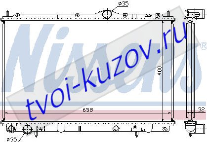CARISMA (VV S40, V40 1.9TD) РАДИАТОР ОХЛАЖДЕН MT 1.8 (дизель),, - КОНДИЦ CARISMA (VV S40, V40 1.9TD) РАДИАТОР ОХЛАЖДЕН MT 1.8 (дизель),, - КОНДИЦ MB925662, MR187415, 8602106, 07