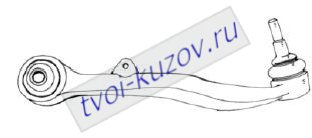 E60 РЫЧАГ передней подвески нижний левый E60 РЫЧАГ передней подвески нижний левый 31126760181