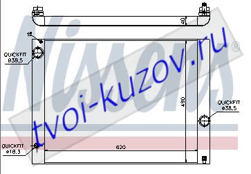 E60 (E63-E64 04-E65-E66 01-) РАДИАТОР ОХЛАЖДЕН (NISSENS) (см.каталог) E60 (E63-E64 04-E65-E66 01-) РАДИАТОР ОХЛАЖДЕН (NISSENS) (см.каталог) 17117507972