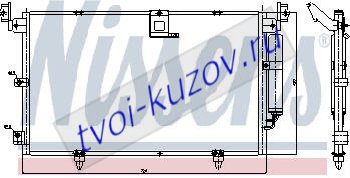 RX300 КОНДЕНСАТОР КОНДИЦ (NISSENS) RX300 КОНДЕНСАТОР КОНДИЦ (NISSENS) 8845048010