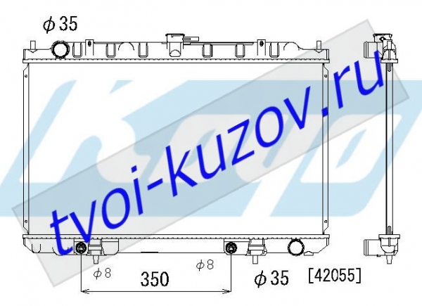 MAXIMA QX РАДИАТОР ОХЛАЖДЕН AT 2 3 (KOYO) MAXIMA QX РАДИАТОР ОХЛАЖДЕН AT 2 3 (KOYO) 214602Y607, 3