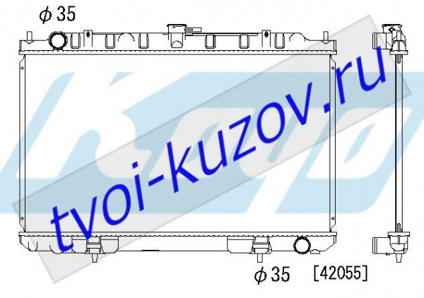 MAXIMA QX РАДИАТОР ОХЛАЖДЕН MT 2 3 (KOYO) MAXIMA QX РАДИАТОР ОХЛАЖДЕН MT 2 3 (KOYO) 214102Y907, 3
