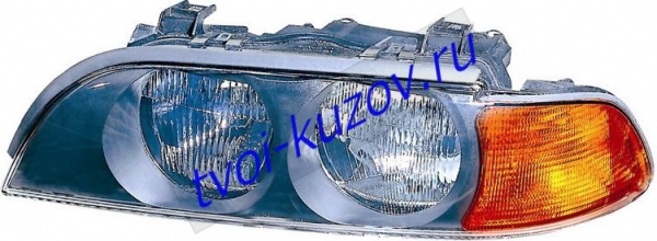 E39 (H7-HB3) ФАРА левая (DEPO) ПОД КОРРЕКТОР указ. поворота ЖЕЛТ E39 (H7-HB3) ФАРА левая (DEPO) ПОД КОРРЕКТОР указ. поворота ЖЕЛТ 444-1119L-LDEMY 1EJ007400051