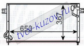 PAJERO КОНДЕНСАТОР КОНДИЦ (см.каталог) PAJERO КОНДЕНСАТОР КОНДИЦ (см.каталог) MB918436, 37