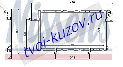 RODEO (FRONTERA 99-) КОНДЕНСАТОР КОНДИЦ (NRF) (NISSENS) (см.каталог) RODEO (FRONTERA 99-) КОНДЕНСАТОР КОНДИЦ (NRF) (NISSENS) (см.каталог) 1850031