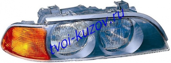 E39 (H7-HB3) ФАРА правая (DEPO) ПОД КОРРЕКТОР указ. поворота ЖЕЛТ E39 (H7-HB3) ФАРА правая (DEPO) ПОД КОРРЕКТОР указ. поворота ЖЕЛТ 444-1119R-LDEMY 1EJ007400061